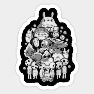 Japan Gang Cartoon Sticker